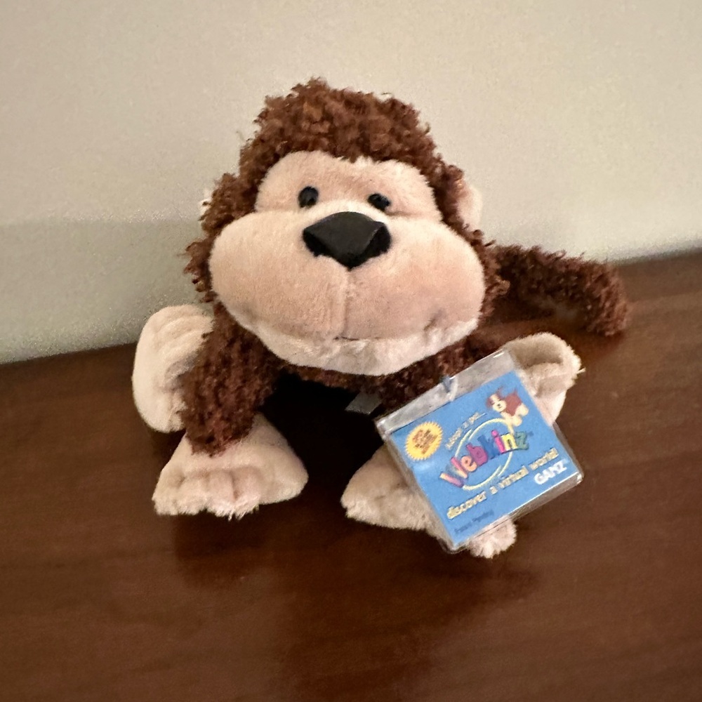 Webkinz Ganz Cheeky Monkey New With Sealed Unused Tag Plush